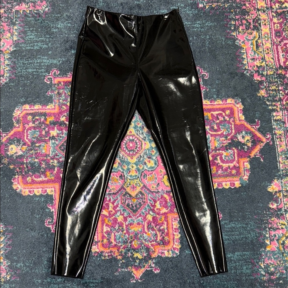 Topshop vinyl pants